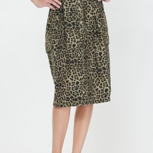 Falda Leopardo