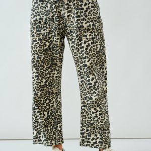 Denim Barrel Leopardo