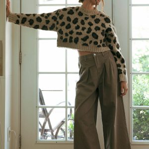 Pantalon Ecru Pinzas Wide Legs