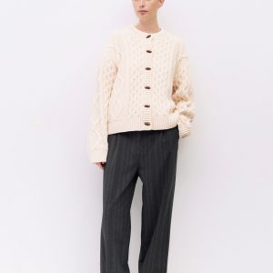Sweater Beige Trenzado