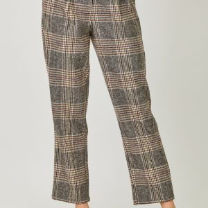 Pantalón cuadritos naranjas