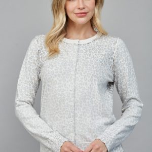 Cardigan animal print