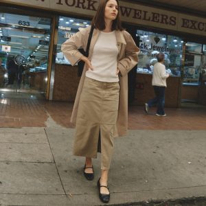Maxi skirt green pistache