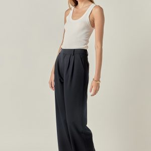 Pantalon negro pinzas