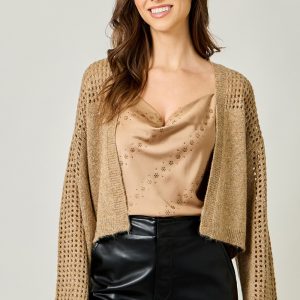 Cardigan capuccino