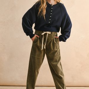 Corduroy Pants olive