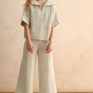 Set avena tejido
