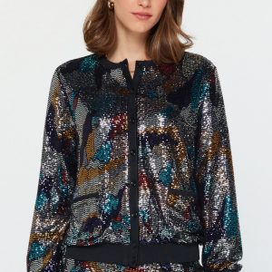 Chamarra brillitos disco ball