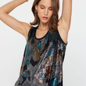 Blusa brillitos disco ball