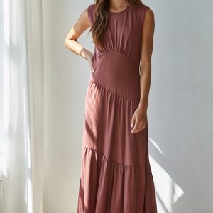 Maxi Dress Mahogany