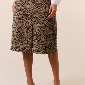 Falda leopardo