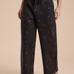 Jeans negros corazón