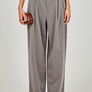 Pantalon gris pinzas