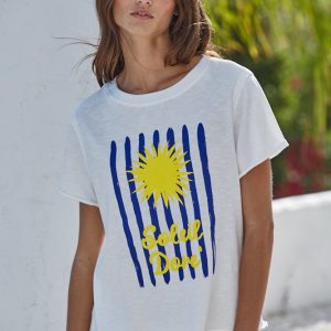 T shirt solei doré