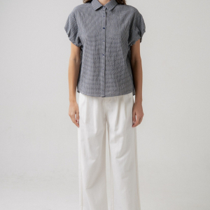 Pantalon pinzas white