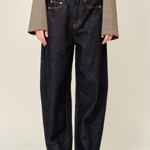 Jeans denim barrel deslavados