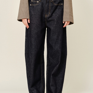 Jeans denim barrel deslavados