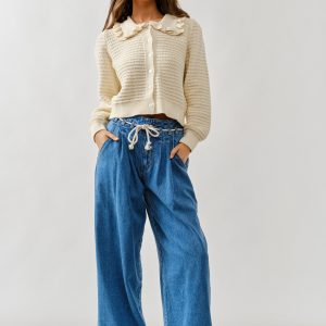 Denim legs pants cuerda