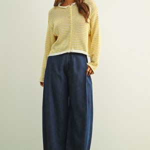 Pantalon indigo denim