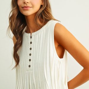 Blusa off white botones