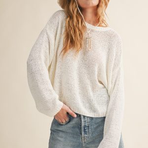 Sweater ligerito blanco