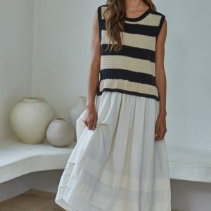 Maxi dress Lauren con chaleco