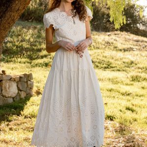 Midi dress ivory