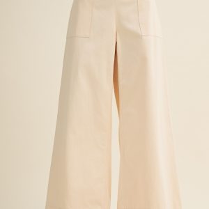 Pantalon beige bolsas grandes