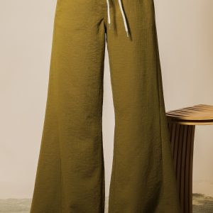 Pantalon olivo jareta