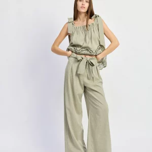Set Adele bordado sage