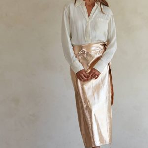 Falda dorada
