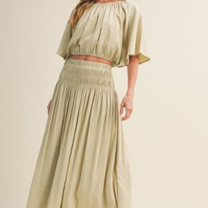Set safari Shirt avena con pantalón