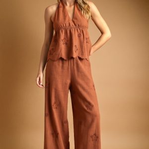 Set clay pantalon con top