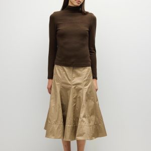 Maxi skirt khakhi