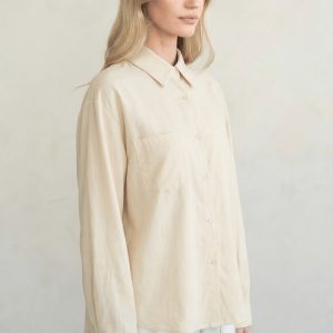 Camisa soft beige