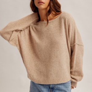Sweater apariencia cashmere honey mustard