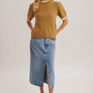 Sweater 3/3 manga olivo