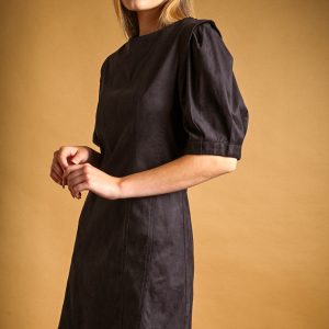 Mini dress negro suede