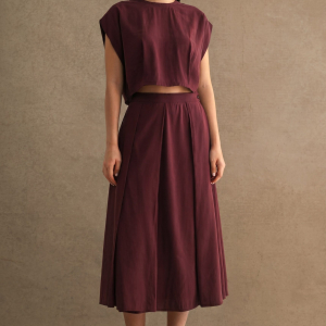 Set vino falda con top