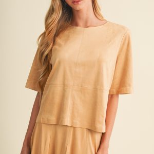Top sand suede