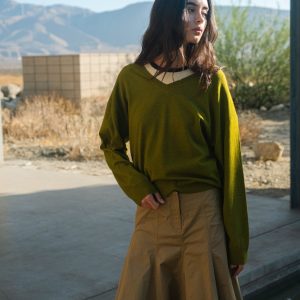 Falda beige