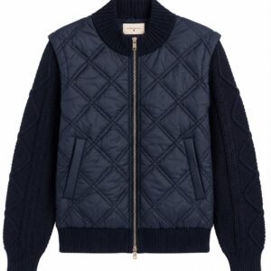 Chamarra navy abombachada