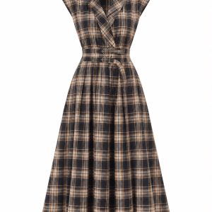 Maxi dress cuadros