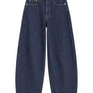 Barrel pants denim