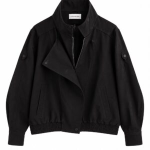 Chamarra bomber jacket negra