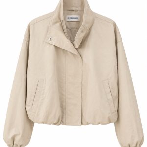 Chamarra beige globo